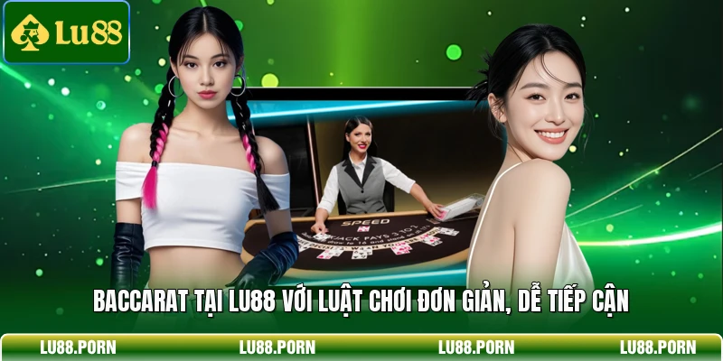 Baccarat tại LU88 với luật chơi đơn giản, dễ tiếp cận