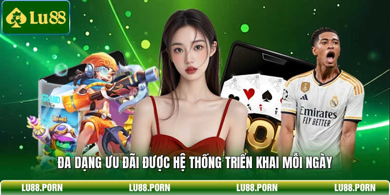 Đa dạng ưu đãi được hệ thống triển khai mỗi ngày